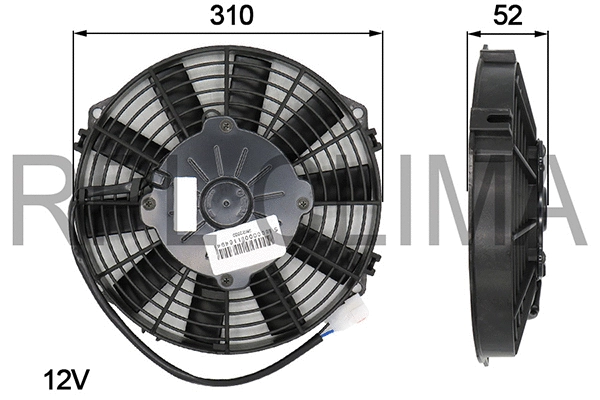 Fan, engine cooling (APEL111112A)