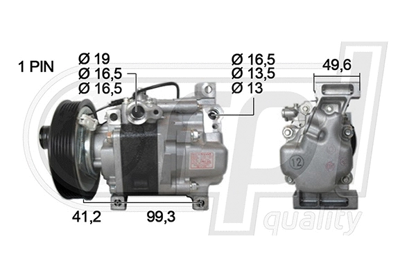 Compressor, air conditioning (APCOMZ5018)