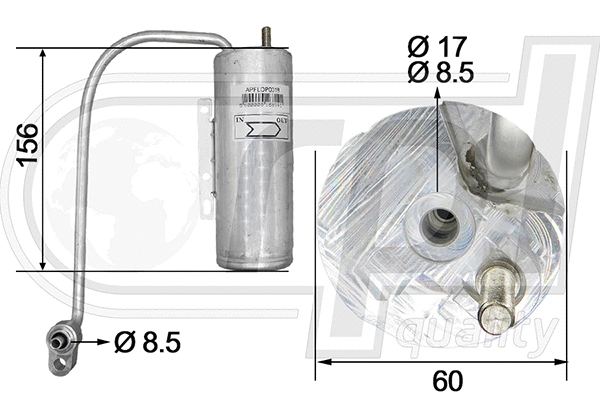 Dryer, air conditioning (APFLOP0018)