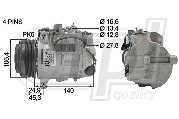 Compressor, air conditioning (APCOMB5090)