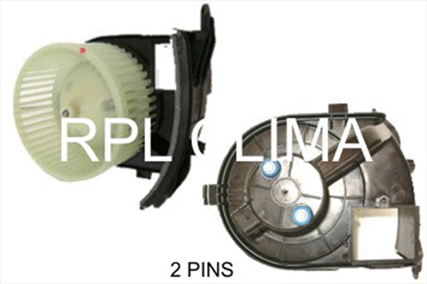 Electric Motor, interior blower (APVTRE0007)