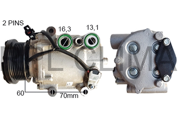 Compressor, air conditioning (APCOFD5034)