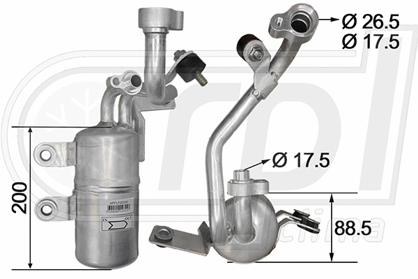 Dryer, air conditioning (APFLFD0030)