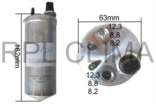 Dryer, air conditioning (APFLKI0009)