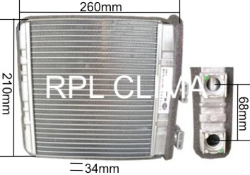 Heat Exchanger, interior heating (APCHOP1019)