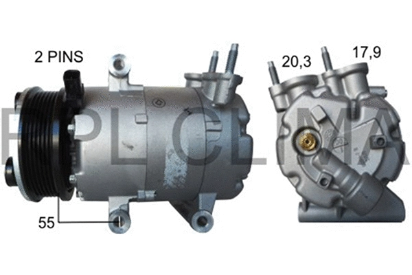 Compressor, air conditioning (APCOLR0021)