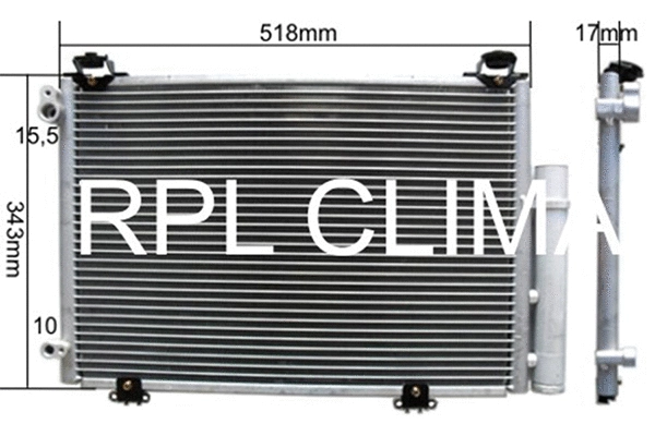 Condenser, air conditioning (APCDTO0031)