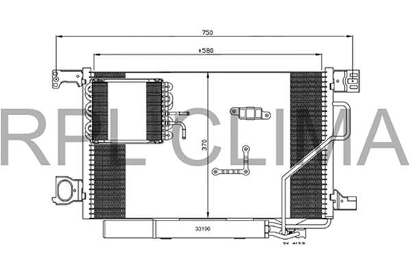 Condenser, air conditioning (APCDMB0069)