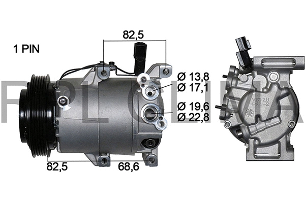 Compressor, air conditioning (APCOKI0023)