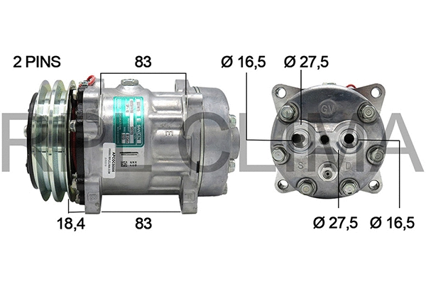 Compressor, air conditioning (APCOCS0006)