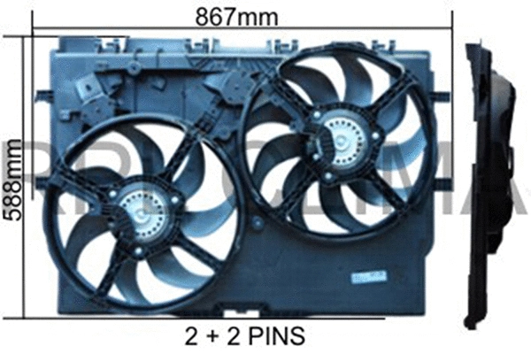 Fan, engine cooling (APELFT0064)