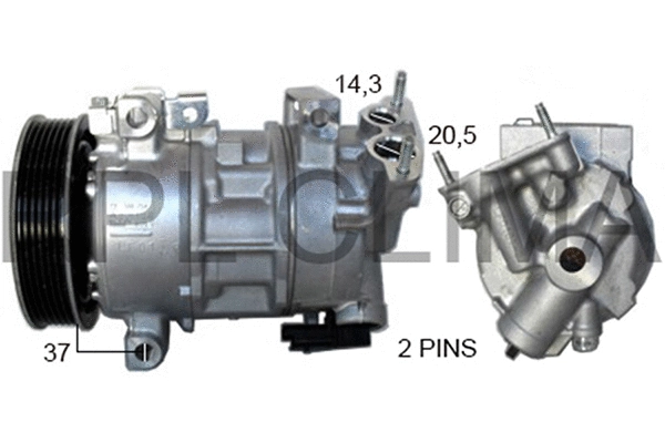 Compressor, air conditioning (APCOCI0058)