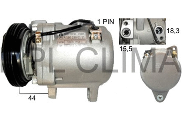 Compressor, air conditioning (APCOSM5002)