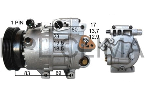 Compressor, air conditioning (APCOHY5040)