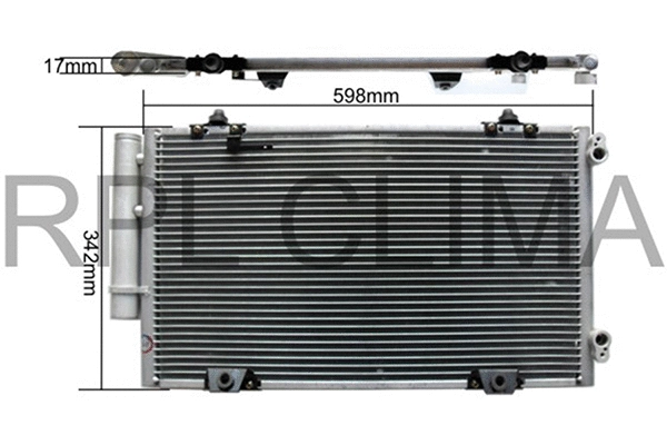 Condenser, air conditioning (APCDTO0049)