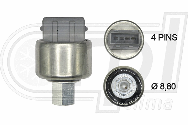 Pressure Switch, air conditioning (APPROP0013)