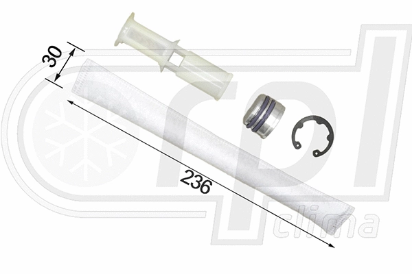 Dryer, air conditioning (APFLVW0023)