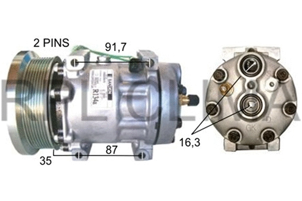 Compressor, air conditioning (APCOCT0002)