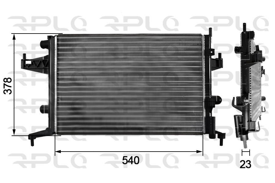 Radiator, engine cooling (APRAOP5004)