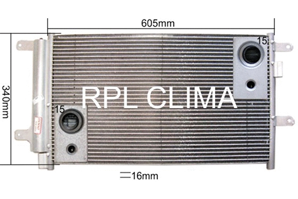 Condenser, air conditioning (APCDIV0007)
