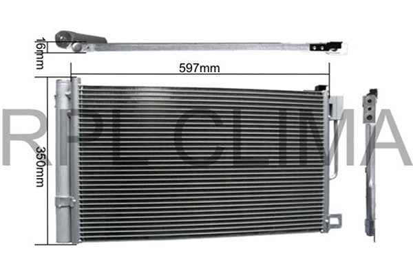 Condenser, air conditioning (APCDCI0048)
