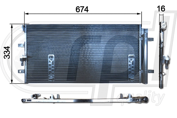 Condenser, air conditioning (APCDAU5027)