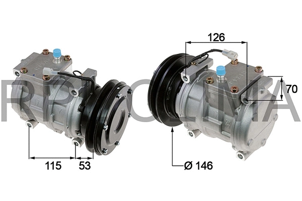 Compressor, air conditioning (APCOJD0013)