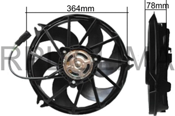 Fan, engine cooling (APELCI0031)