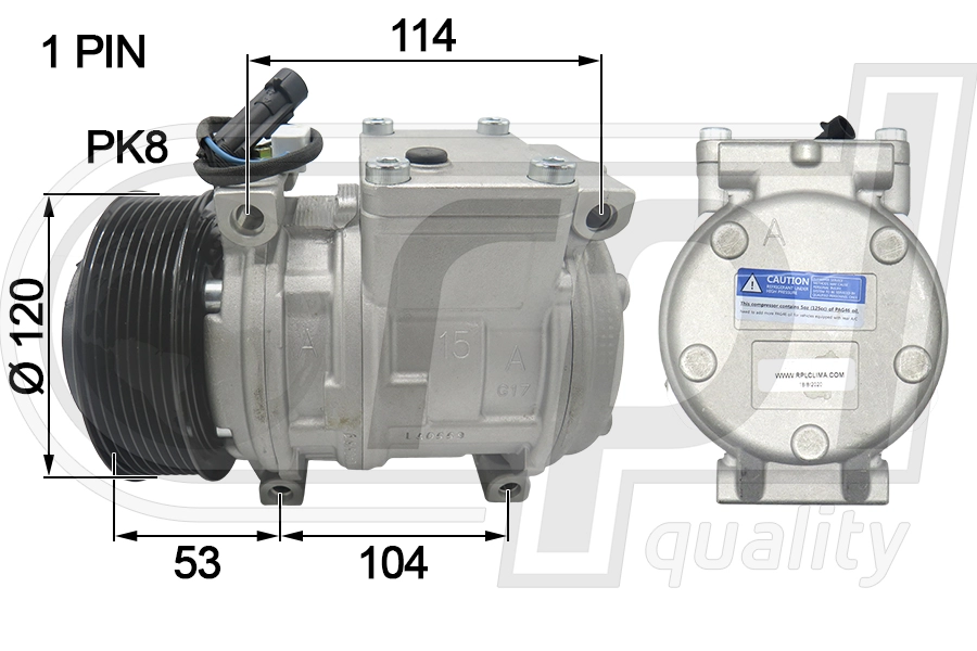 Compressor, air conditioning (APCOJD5015)