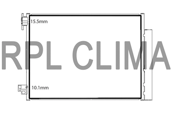 Condenser, air conditioning (APCDRE5082)