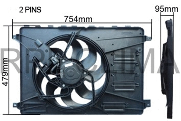 Fan, engine cooling (APELFD5031)
