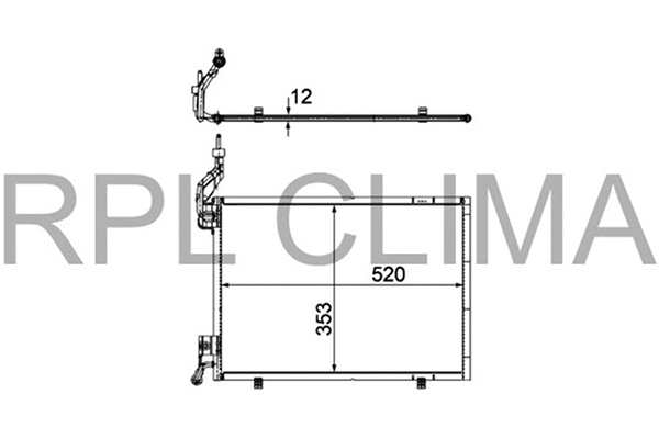 Condenser, air conditioning (APCDFD0041)