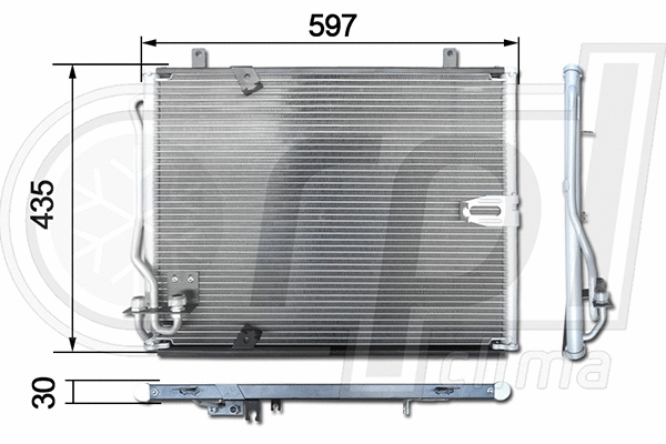 Condenser, air conditioning (APCDBW5002)