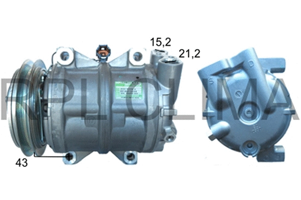 Compressor, air conditioning (APCONI0049)
