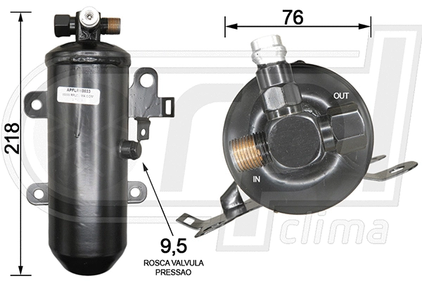 Dryer, air conditioning (APFLRE0033)