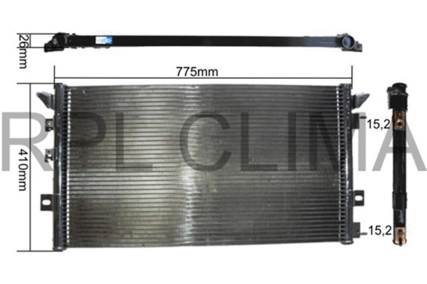 Condenser, air conditioning (APCDCH0004)