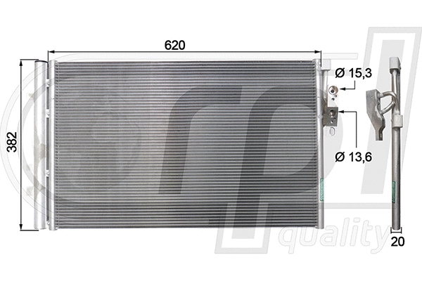 Condenser, air conditioning (APCDBW5027)