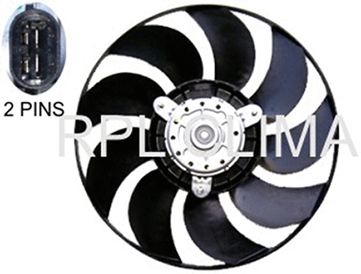 Fan, engine cooling (APELRE0014)