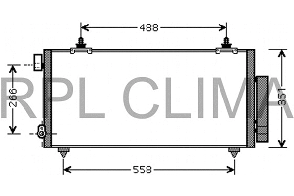 Condenser, air conditioning (APCDTO0050)