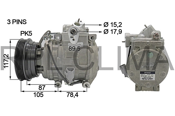 Compressor, air conditioning (APCOTO0014)