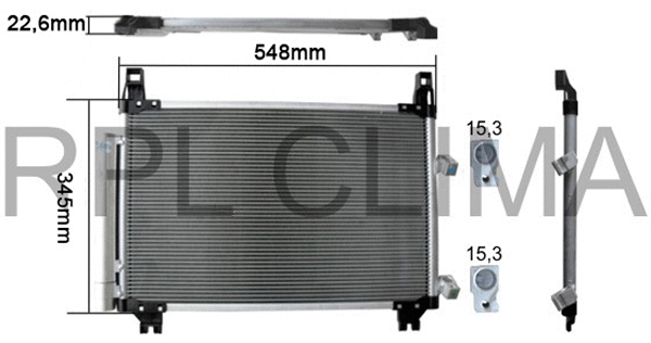 Condenser, air conditioning (APCDTO5058)