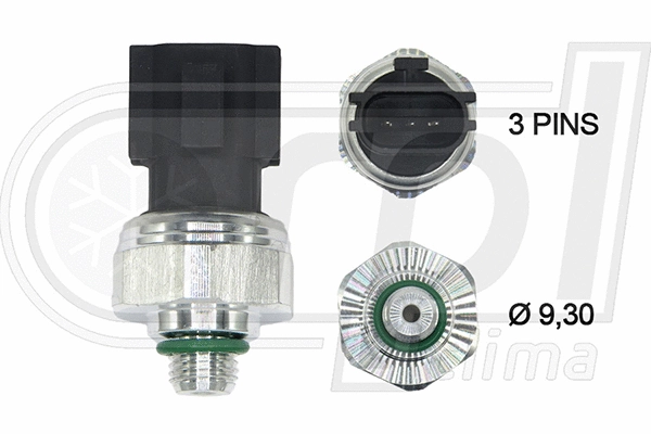 Pressure Switch, air conditioning (APPRNI0005)