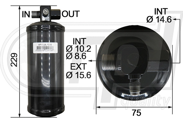 Dryer, air conditioning (APFLUL1005)