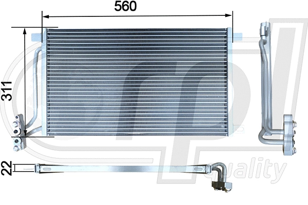 Condenser, air conditioning (APCDBW5011)
