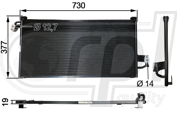 Condenser, air conditioning (APCDSR5010)