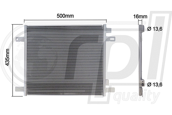 Condenser, air conditioning (APCDDF5006)