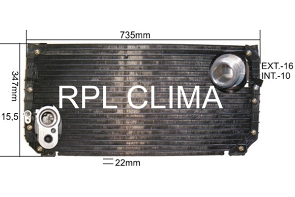 Condenser, air conditioning (APCDTO0006)