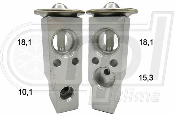 Injector Nozzle, expansion valve (APVXTO0005)