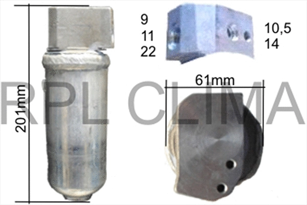 Dryer, air conditioning (APFLRE0006)