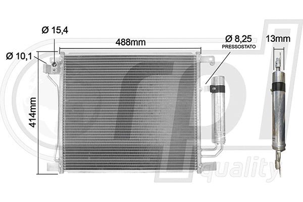 Condenser, air conditioning (APCDNI5060)